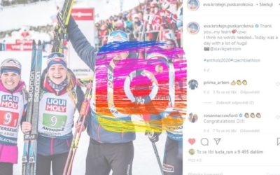 Biatlonové hvězdy a Instagram
