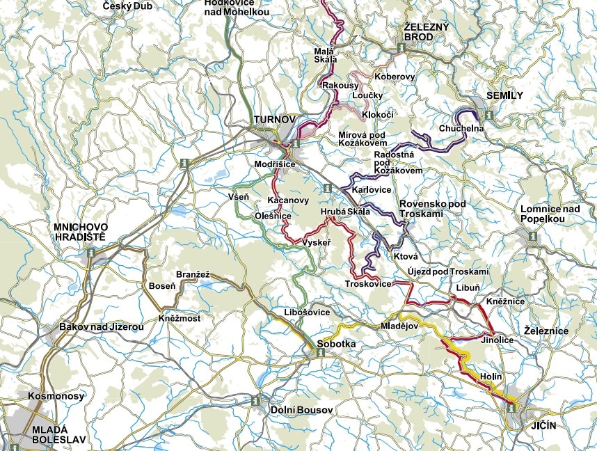 cyklobusy Český ráj