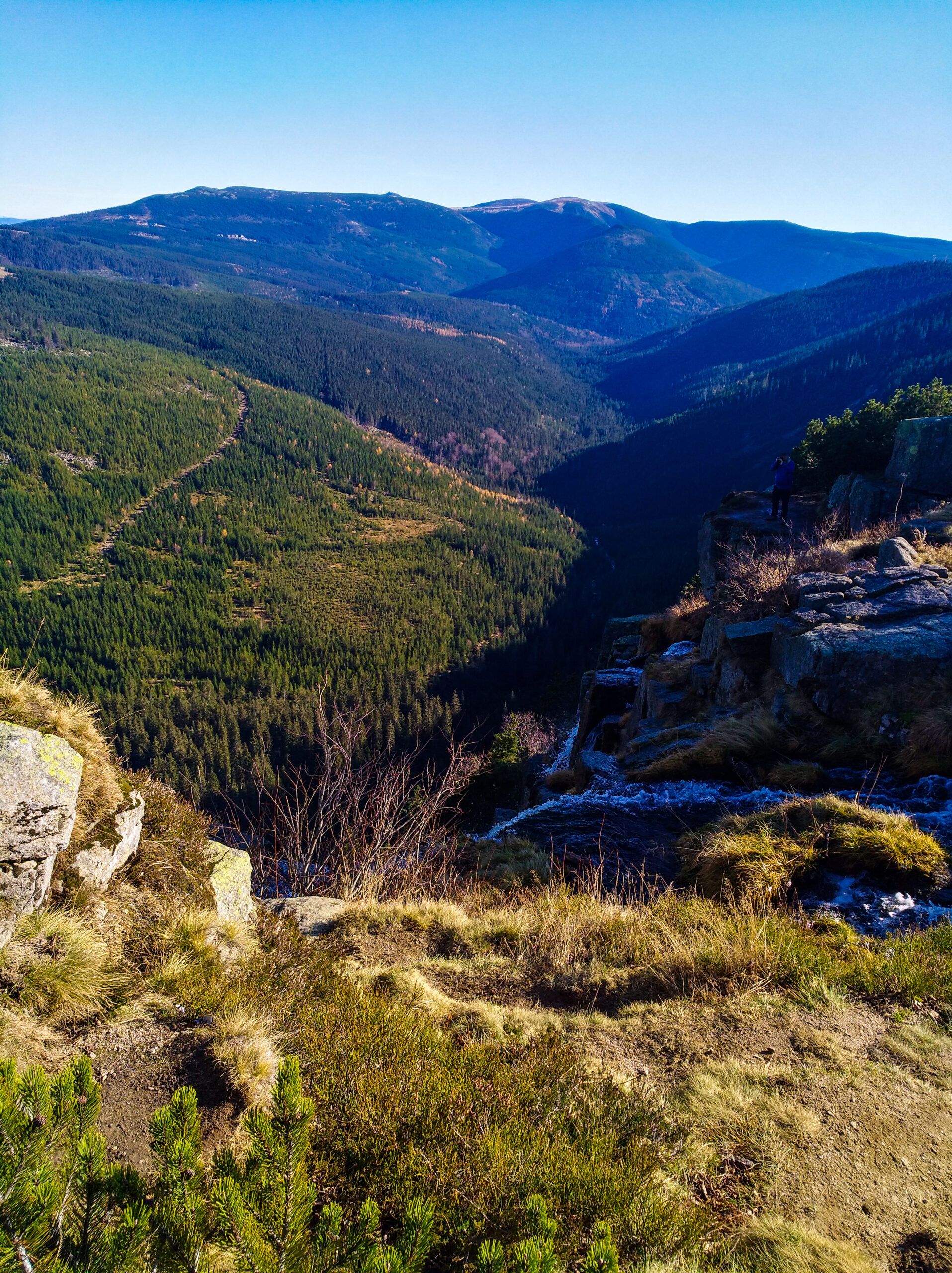 Krkonoše, U Pančavského vodopádu