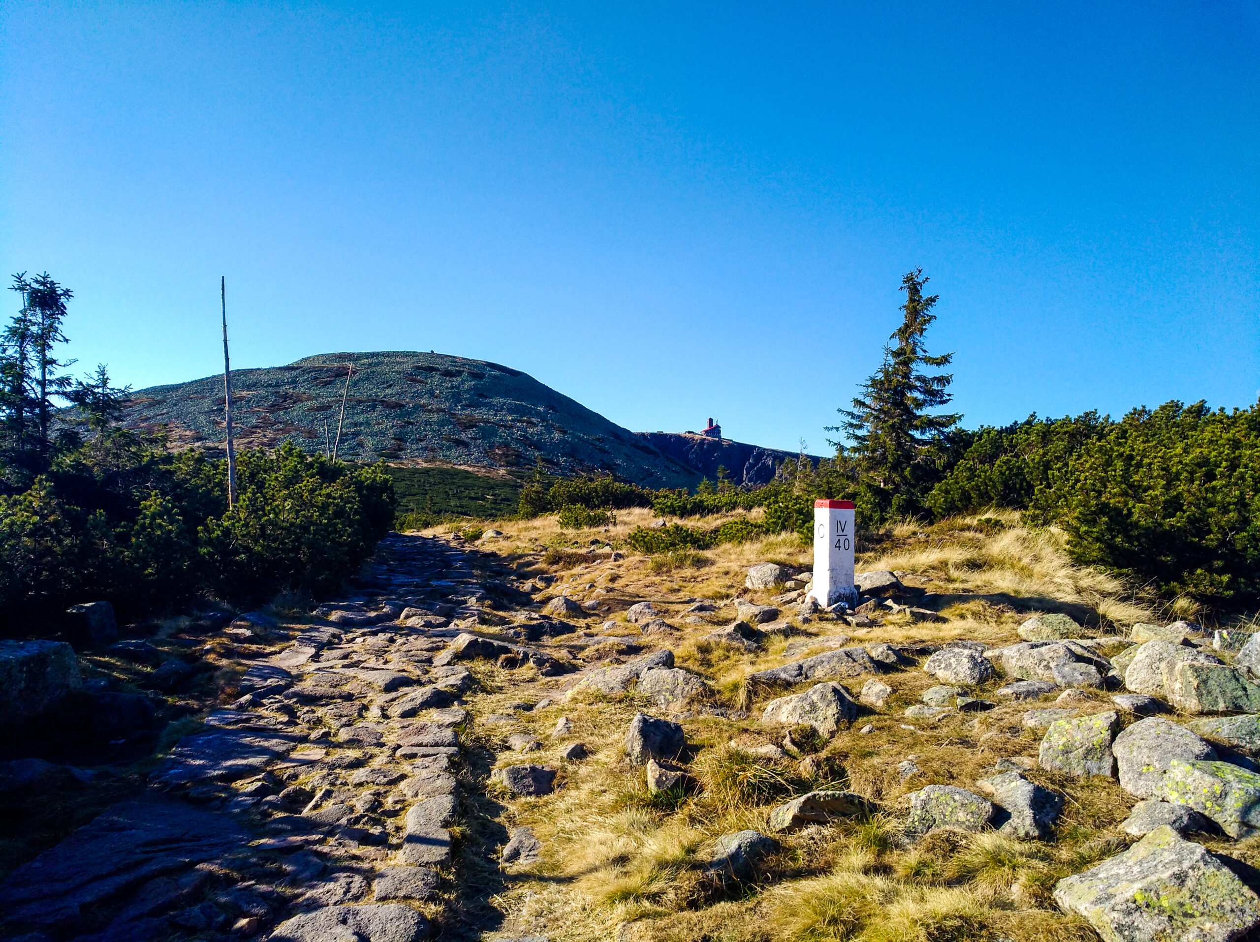 Cesta po hřebenech Krkonoš