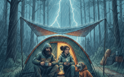 Jak přežít a užít si kempování v dešti. S úsměvem a správnou výbavou!