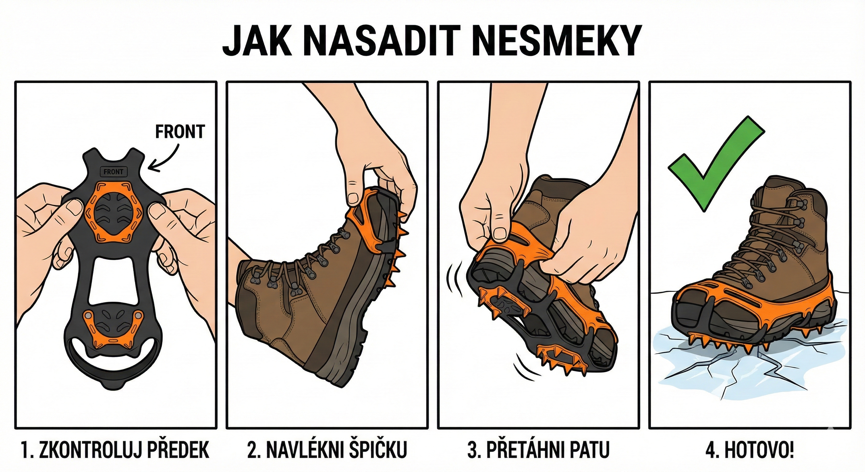 Návod: Jak nasadit nesmeky