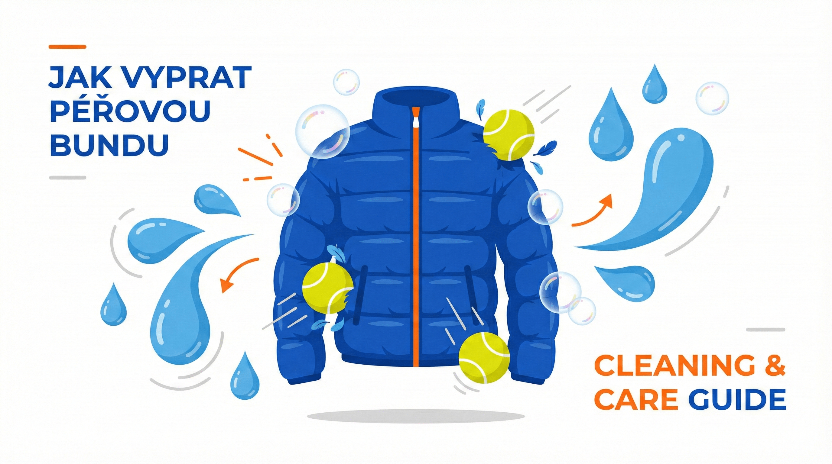 TUTORIÁL: Jak se pere a suší péřová bunda