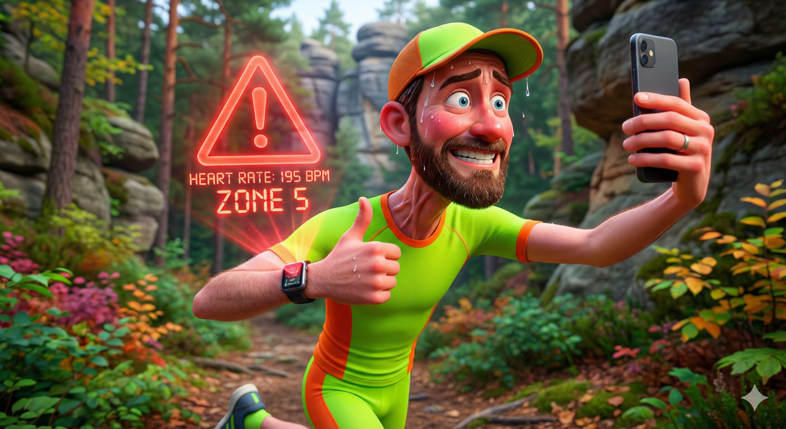 běžec (Realita vs. Instagram)