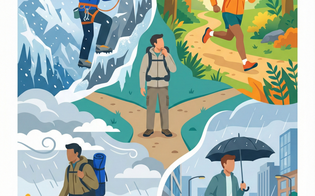 Běh, skialpy nebo procházka městem? Vyberte si bundu přesně pro vaši aktivitu